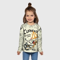 Детский лонгслив 3D Cuphead and Devil - фото 2