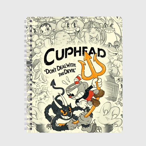 Тетрадь Cuphead and Devil