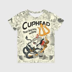 Детская футболка 3D Cuphead and Devil