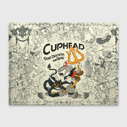 Обложка для студенческого билета Cuphead and Devil