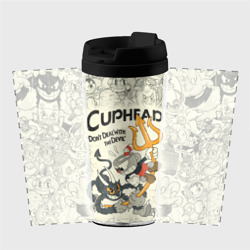 Термокружка-непроливайка Cuphead and Devil - фото 2