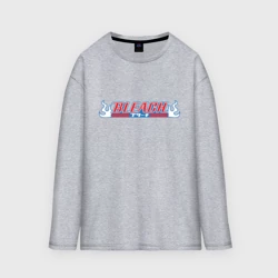 Женский лонгслив oversize хлопок Bleach opening Блич опенинг