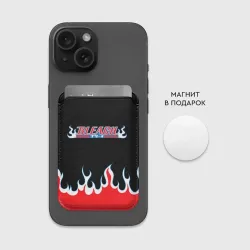 Картхолдер Magsafe магнитный Bleach flame Блич пламя - фото 2