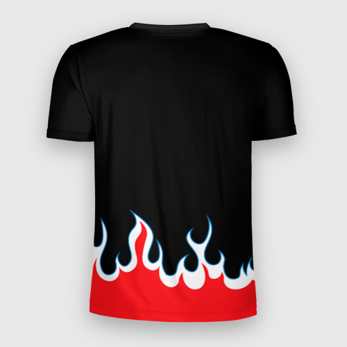 Мужская футболка 3D Slim Bleach flame Блич пламя, цвет 3D печать - фото 2