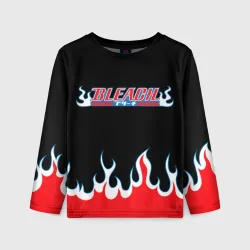 Детский лонгслив 3D Bleach flame Блич пламя