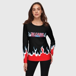 Женский лонгслив 3D Bleach flame Блич пламя - фото 2