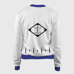 Женский бомбер 3D Форма капитана Готей 13 спина