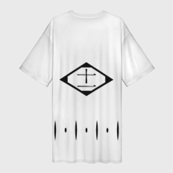 Платье-футболка 3D Форма капитана Готей 13 спина