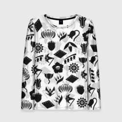 Женский лонгслив 3D Блич капитаны Готей 13 эмблемы