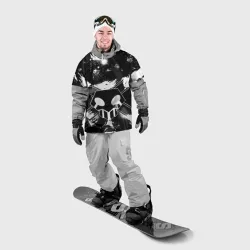 Накидка на куртку 3D Блич Шинигами лого на спине