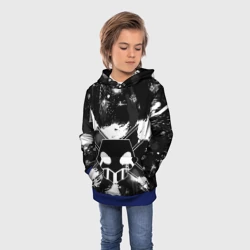 Детская толстовка 3D Блич Шинигами лого на спине - фото 2