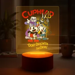 Светильник-ночник Cuphead, главные Герои - фото 2