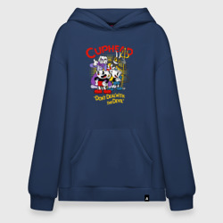 Худи SuperOversize хлопок Cuphead, главные Герои