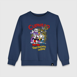 Детский свитшот хлопок Cuphead, главные Герои