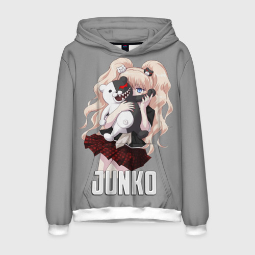 Мужская толстовка 3D Monokuma Junko, цвет белый