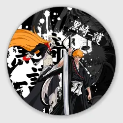 Круглый коврик для мышки Bleach