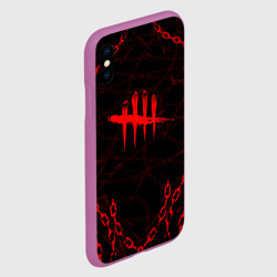 Чехол для iPhone XS Max матовый Dead by Daylight цепи - фото 2