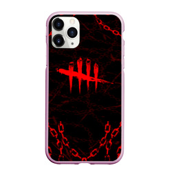 Чехол для iPhone 11 Pro Max матовый Dead by Daylight цепи