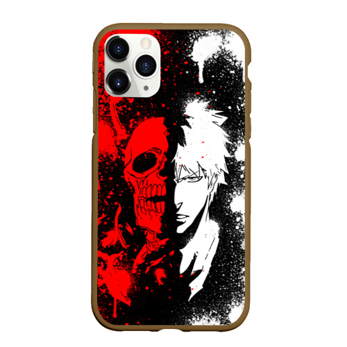 Чехол для iPhone 11 Pro Max матовый Ичиго Блич Ichigo Bleach, цвет коричневый