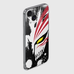 Чехол для iPhone 15 силиконовый с защитой камеры Блич маска Ичиго пустого - фото 2