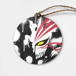 Деревянная игрушка круг Блич маска Ичиго пустого