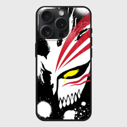 Чехол силиконовый для Apple iPhone 15 Pro матовый Блич маска Ичиго пустого