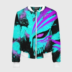 Женский бомбер 3D Блич маска пустого неон