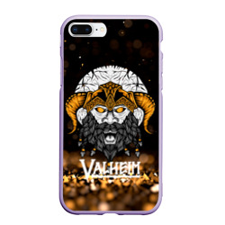 Чехол для iPhone 7Plus/8 Plus матовый Valheim viking gold