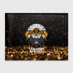 Обложка для студенческого билета Valheim viking gold