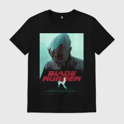 Мужская футболка хлопок Слезы в дожде. Blade Runner