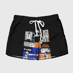 Женские шорты 3D Хината и Кагеяма