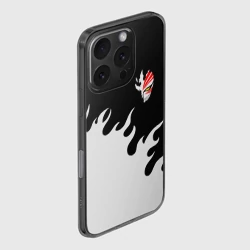 Чехол для iPhone 16 Pro Max силиконовый с защитой камеры Bleach fire Блич огонь - фото 2