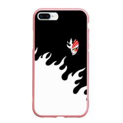 Чехол для iPhone 7Plus/8 Plus матовый Bleach fire Блич огонь