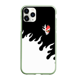 Чехол для iPhone 11 Pro матовый Bleach fire Блич огонь