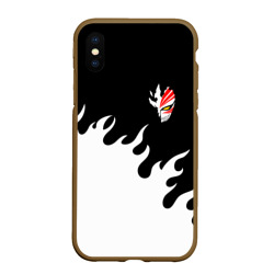 Чехол для iPhone XS Max матовый Bleach fire Блич огонь