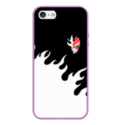 Чехол для iPhone 5/5S матовый Bleach fire Блич огонь