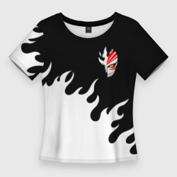 Женская футболка 3D Slim Bleach fire Блич огонь