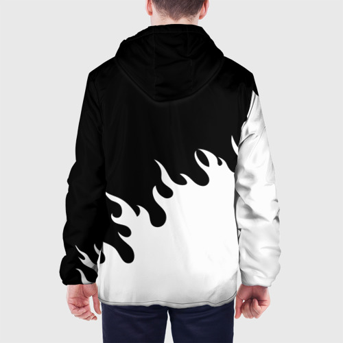 Мужская куртка 3D Bleach fire Блич огонь, цвет 3D печать - фото 5