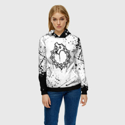 Женская толстовка 3D Мелиодас 7 смертных грехов - фото 2