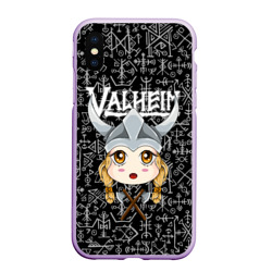 Чехол для iPhone XS Max матовый Valheim Girl