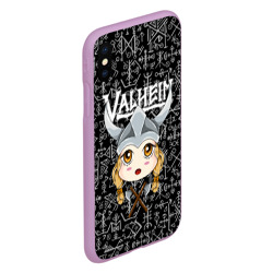 Чехол для iPhone XS Max матовый Valheim Girl - фото 2