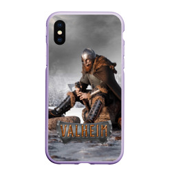 Чехол для iPhone XS Max матовый Valheim viking