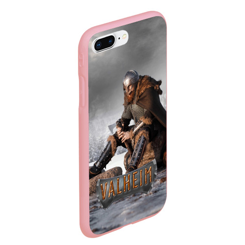 Чехол для iPhone 7Plus/8 Plus матовый Valheim viking, цвет баблгам - фото 3