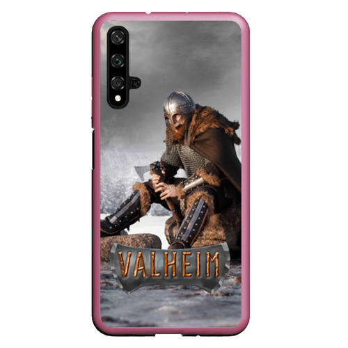 Чехол для Honor 20 Valheim viking, цвет малиновый