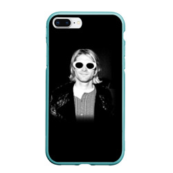 Чехол для iPhone 7Plus/8 Plus матовый Курт Кобейн в Очках Nirvana