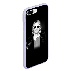 Чехол для iPhone 7Plus/8 Plus матовый Курт Кобейн в Очках Nirvana - фото 2