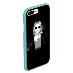 Чехол для iPhone 7Plus/8 Plus матовый Курт Кобейн в Очках Nirvana - фото 2