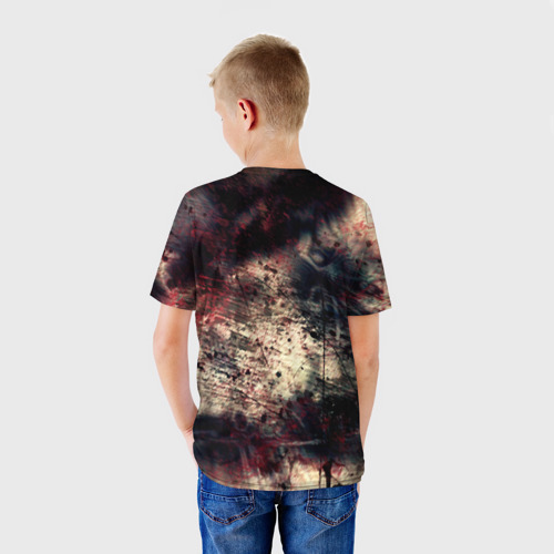 Детская футболка 3D с принтом DARKSOULS | ТЕМНЫЕ ДУШИ, вид сзади #2