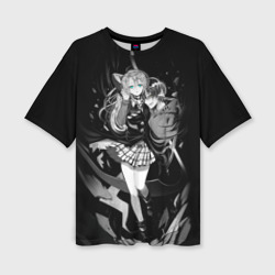 Женская футболка oversize 3D Ангелы смерти