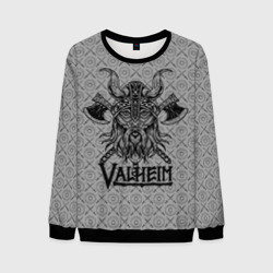 Мужской свитшот 3D Valheim viking dark